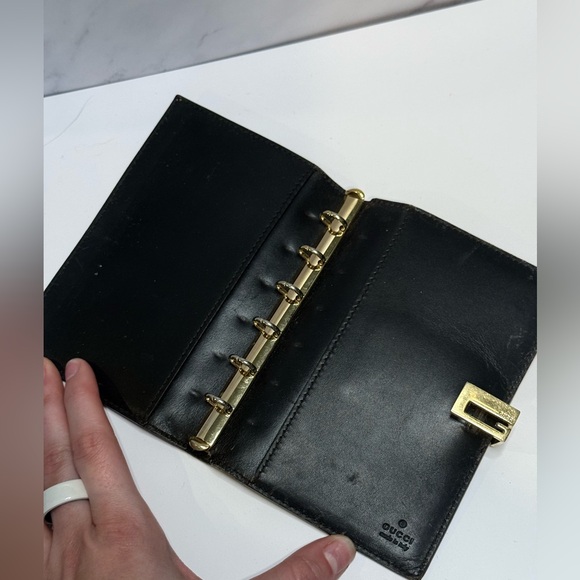 Vintage Gucci Snakeskin Agenda Cover Passport Holder Exotic Leather Organizer - Picture 4 of 6